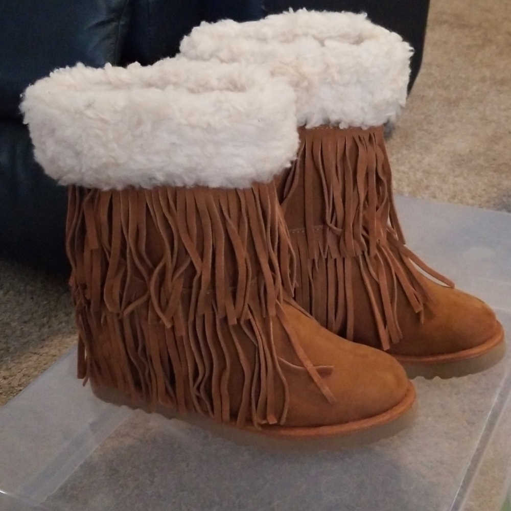 Madden Girl Fringe booties